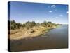 Aerial View of Hippo Pond, Moremi Game Reserve, Botswana-Paul Souders-Stretched Canvas