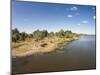 Aerial View of Hippo Pond, Moremi Game Reserve, Botswana-Paul Souders-Mounted Premium Photographic Print