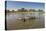 Aerial View of Hippo Pond, Moremi Game Reserve, Botswana-Paul Souders-Stretched Canvas