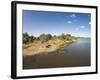 Aerial View of Hippo Pond, Moremi Game Reserve, Botswana-Paul Souders-Framed Photographic Print