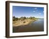 Aerial View of Hippo Pond, Moremi Game Reserve, Botswana-Paul Souders-Framed Photographic Print