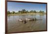 Aerial View of Hippo Pond, Moremi Game Reserve, Botswana-Paul Souders-Framed Photographic Print