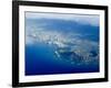 Aerial View of Honolulu, Waikiki and Diamond Head, Oahu, Hawaii, USA-Ethel Davies-Framed Photographic Print