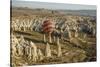 Aerial View of Hot Air Balloons, Cappadocia, Central Anatolia, Turkey-Ali Kabas-Stretched Canvas