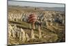 Aerial View of Hot Air Balloons, Cappadocia, Central Anatolia, Turkey-Ali Kabas-Mounted Photographic Print