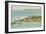 Aerial View of Hotel del Coronado - Coronado Beach, CA-Lantern Press-Framed Art Print