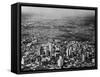 Aerial View of Houston and Surrounding Suburbs-null-Framed Stretched Canvas