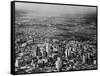 Aerial View of Houston and Surrounding Suburbs-null-Framed Stretched Canvas