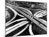 Aerial View of Hub of the Freeway System Including the Hollywood Freeway and the Harbor Freeway-J^ R^ Eyerman-Mounted Photographic Print