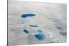 Aerial view of ice sheet, Greenland-Keren Su-Stretched Canvas