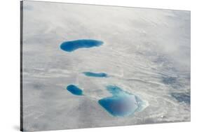 Aerial view of ice sheet, Greenland-Keren Su-Stretched Canvas
