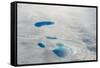 Aerial view of ice sheet, Greenland-Keren Su-Framed Stretched Canvas