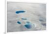 Aerial view of ice sheet, Greenland-Keren Su-Framed Photographic Print