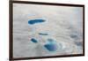 Aerial view of ice sheet, Greenland-Keren Su-Framed Photographic Print