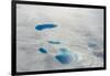 Aerial view of ice sheet, Greenland-Keren Su-Framed Photographic Print