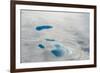 Aerial view of ice sheet, Greenland-Keren Su-Framed Photographic Print