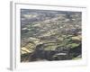 Aerial View of Inca Terraces, Colca Canyon, Chivay, Peru, South America-Christopher Rennie-Framed Photographic Print