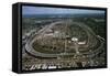 Aerial View of Indianapolis Speedway-null-Framed Stretched Canvas