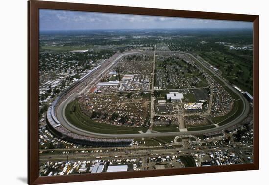 Aerial View of Indianapolis Speedway-null-Framed Photographic Print