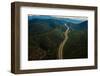 Aerial view of Interstate 80 (I-80), Utah, USA-null-Framed Photographic Print