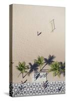 Aerial View of Ipanema Beach, Rio De Janeiro, Brazil-Ian Trower-Stretched Canvas