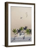 Aerial View of Ipanema Beach, Rio De Janeiro, Brazil-Ian Trower-Framed Photographic Print