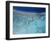 Aerial view of island, French Polynesia-Panoramic Images-Framed Photographic Print