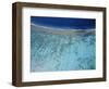 Aerial view of island, French Polynesia-Panoramic Images-Framed Photographic Print