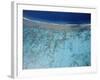 Aerial view of island, French Polynesia-Panoramic Images-Framed Photographic Print