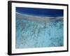 Aerial view of island, French Polynesia-Panoramic Images-Framed Photographic Print