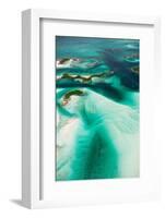 Aerial View of Island in Caribbean Sea, Great Exumand, Bahamas-null-Framed Photographic Print