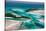 Aerial View of Island in Caribbean Sea, Great Exumand, Bahamas-null-Stretched Canvas