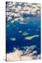 Aerial View of Islands in the Ocean, Indonesia-Keren Su-Stretched Canvas