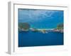 Aerial view of islands in the sea, Motuarohia Island, Bay of Islands, Northland, North Island, N...-null-Framed Photographic Print