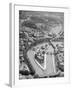 Aerial View of Isola Tiberina, Looking South-Charles Rotkin-Framed Photographic Print