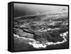 Aerial View of Iwo Jima-null-Framed Stretched Canvas