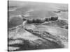 Aerial View Of "Jupiter Terrace-Fountain Geyser Pool Yellowstone NP" Wyoming 1933-1942-Ansel Adams-Stretched Canvas