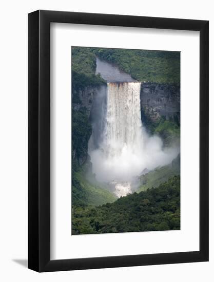 Aerial View of Kaieteur Falls in Full Spate, Guyana, South America-Mick Baines & Maren Reichelt-Framed Photographic Print