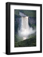 Aerial View of Kaieteur Falls in Full Spate, Guyana, South America-Mick Baines & Maren Reichelt-Framed Photographic Print