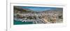 Aerial view of Kalimnos town, Kalimnos, Dodecanese Islands, Greek Islands, Greece, Europe-Frank Fell-Framed Photographic Print