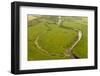 Aerial View of Kasari River, Matsalu National Park, Estonia, May 2009-Rautiainen-Framed Photographic Print