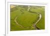 Aerial View of Kasari River, Matsalu National Park, Estonia, May 2009-Rautiainen-Framed Photographic Print