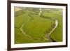 Aerial View of Kasari River, Matsalu National Park, Estonia, May 2009-Rautiainen-Framed Photographic Print