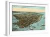 Aerial View of Key West, Florida-null-Framed Art Print