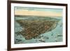 Aerial View of Key West, Florida-null-Framed Art Print