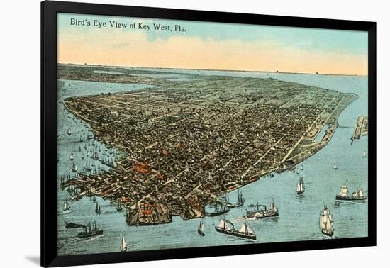 Aerial View of Key West, Florida-null-Framed Art Print