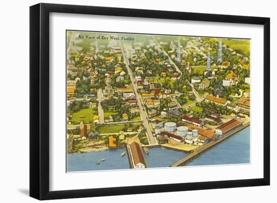 Aerial View of Key West, Florida-null-Framed Art Print
