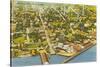 Aerial View of Key West, Florida-null-Stretched Canvas