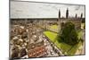 Aerial View of King's College of the University of Cambridge in England-Carlo Acenas-Mounted Photographic Print