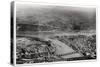 Aerial View of Koblenz, Rhine-Palantinate, Germany, from a Zeppelin, C1931-null-Stretched Canvas